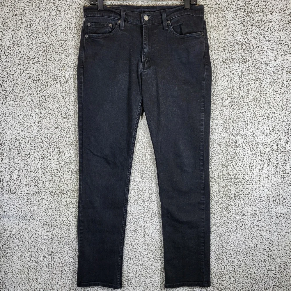 Levi's 511 Slim Fit Jeans Men's W32 L32‎ (Fits 31x31) Black Denim Pants